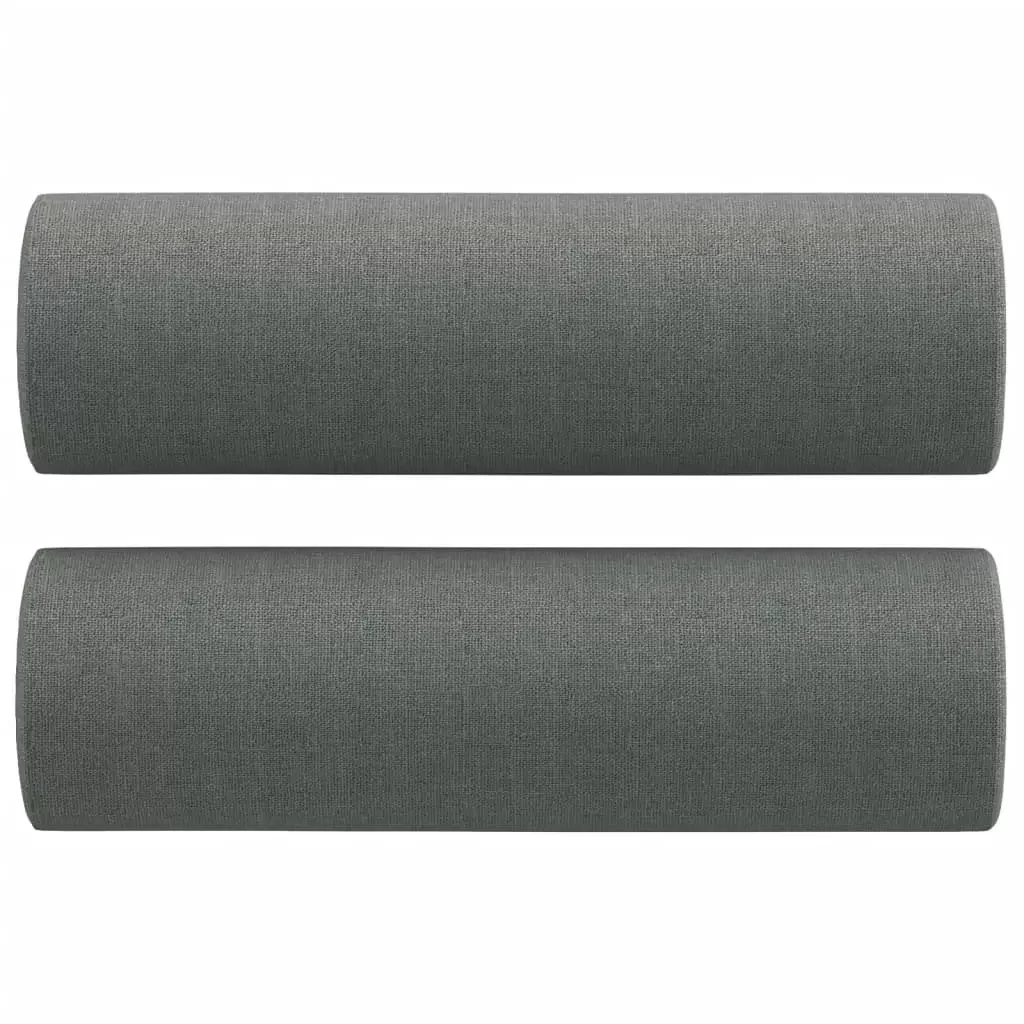 vidaXL Sofa Set Dark Grey Fabric (100% polyester), metal, plywood Large