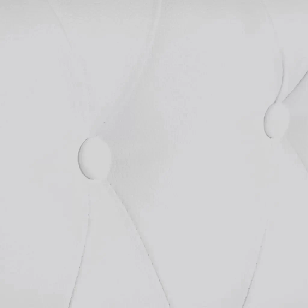 vidaXL Sofa White Faux leather 3-seater Durable Sofa Rectangular