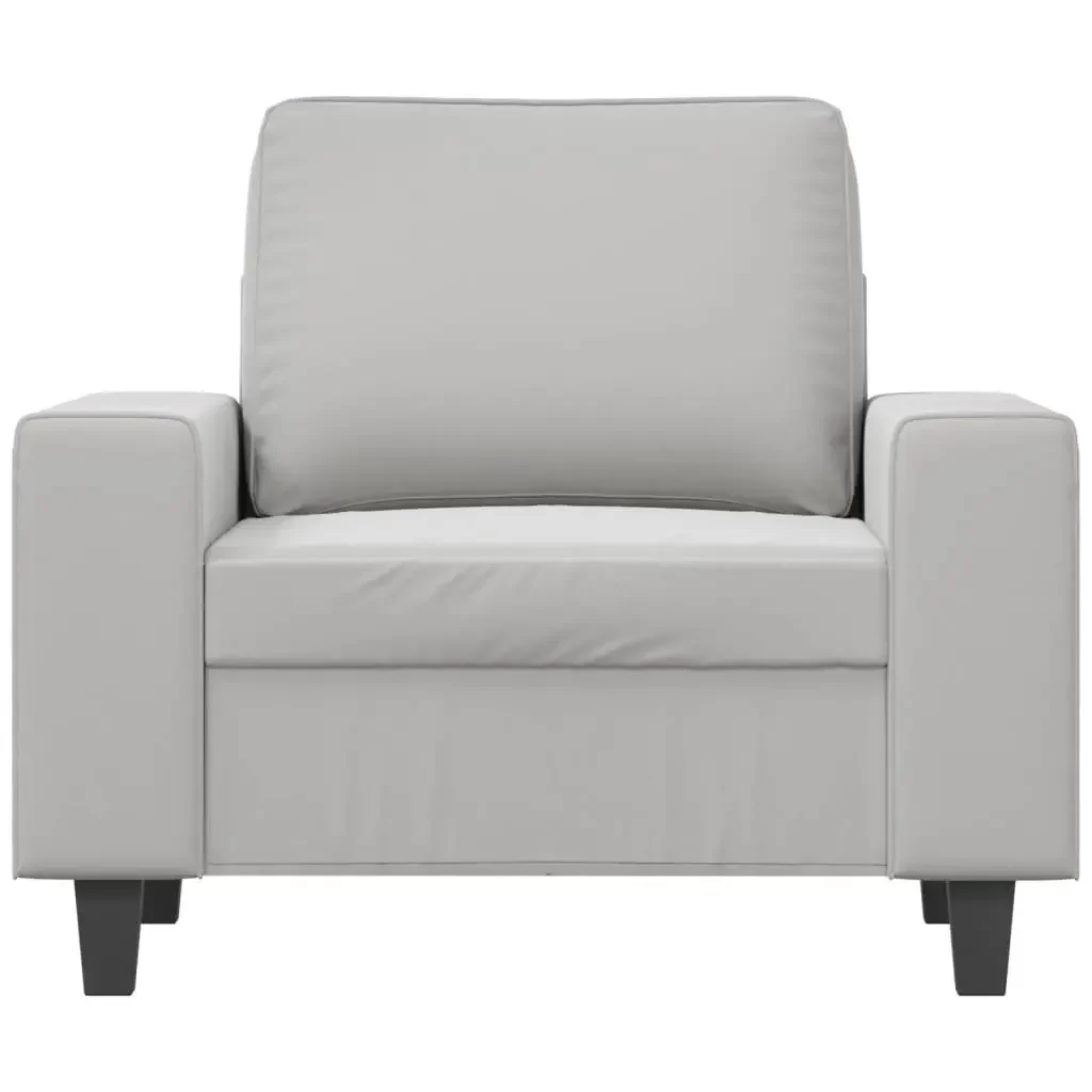 vidaXL Sofa Chair Light Grey