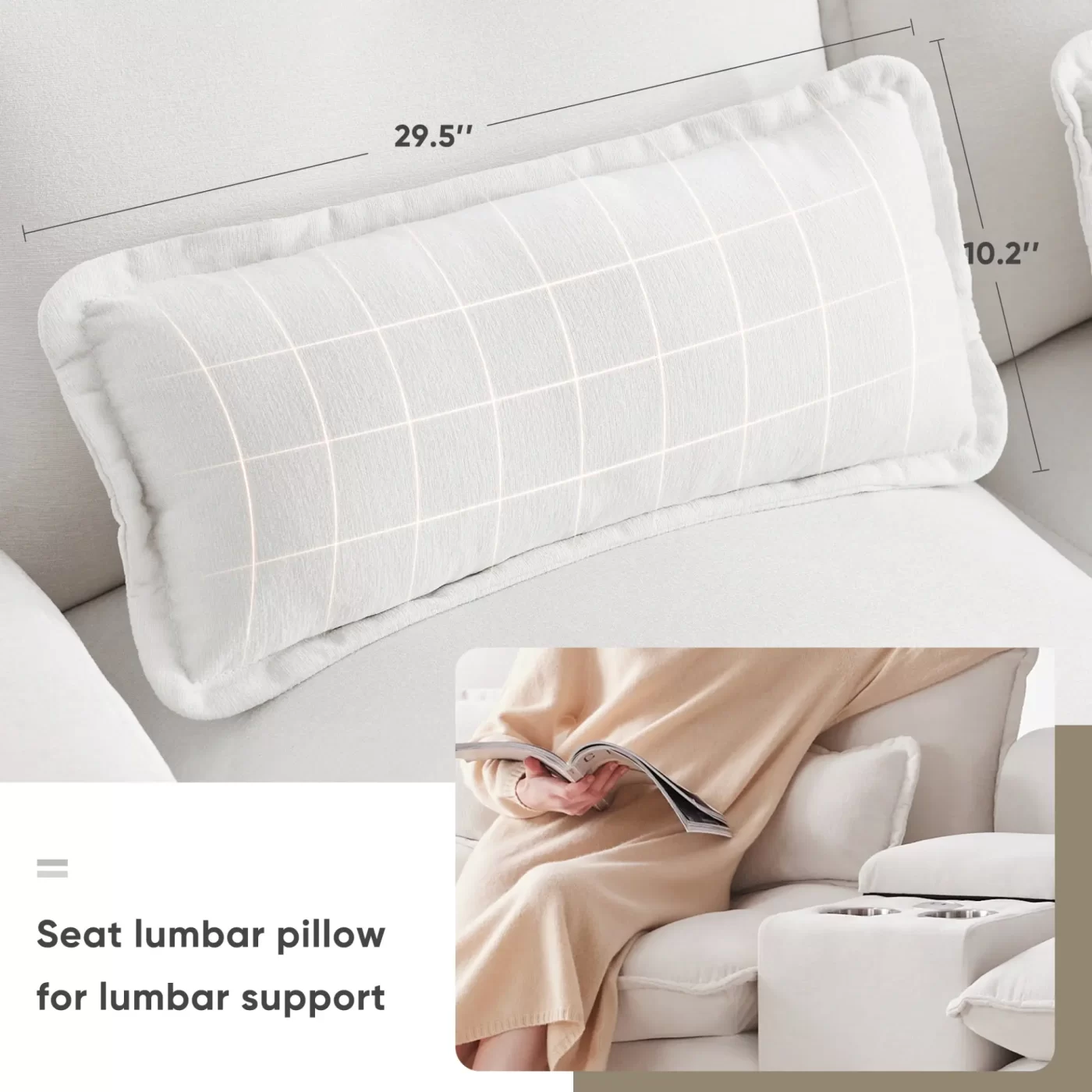 123*55" Modern U-shaped Sofa with Console,Cupholders and USB Ports,6-seat Upholstered Symmetrical Indoor Furniture,Sleeper Couch Set with Chaise for Living Room,Apartment,2 Colors