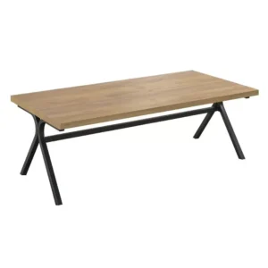 Colmar 3-piece Engineered Wood Coffee Table Set Golden Oak