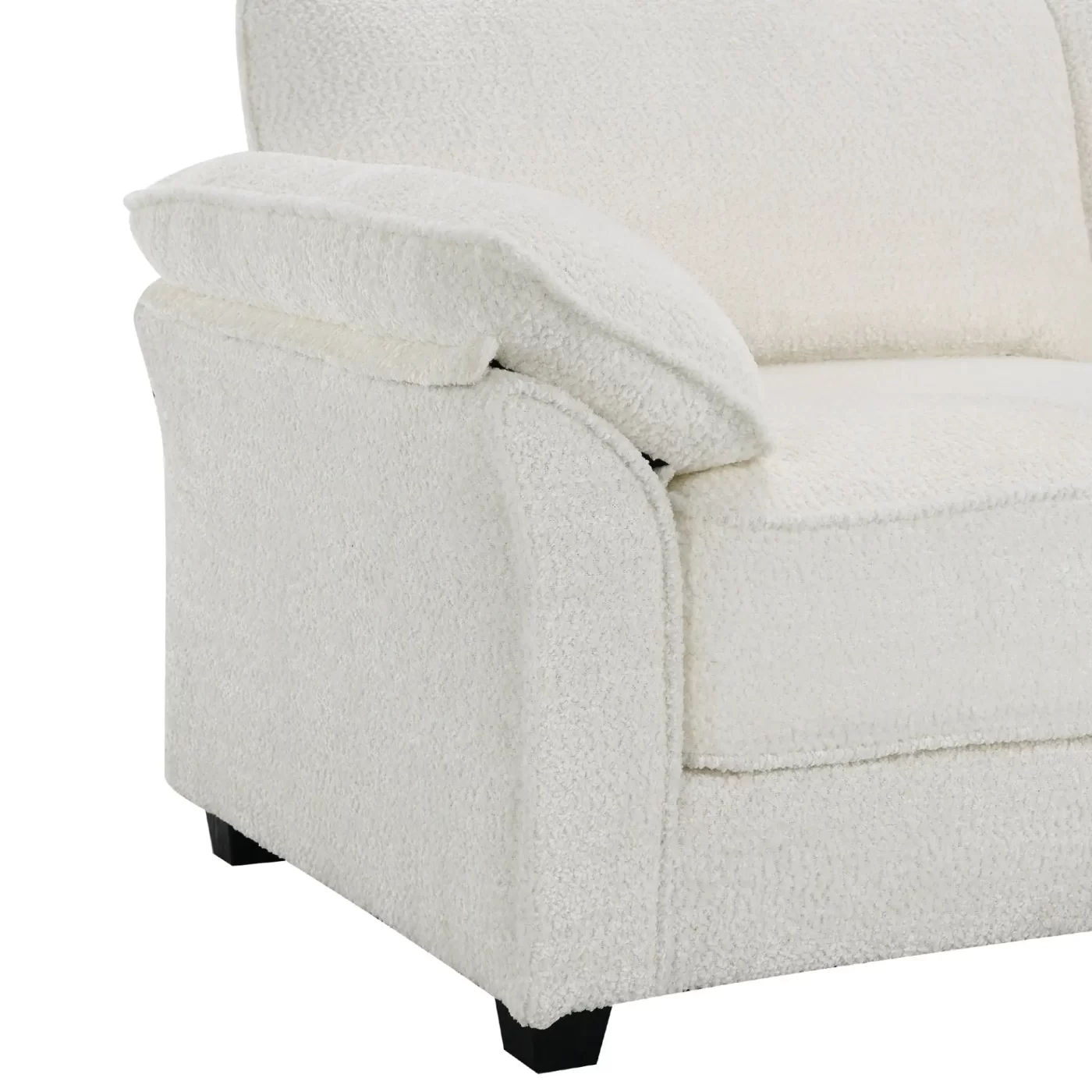 Free Combination Modular Convertible Sectional Sofa Bed Set, 4 Seat Upholstered Sleeper Corner Couch, Deep-Seat Loveseat with Ottoman for Living Room, Office, Apartment,2 Colors