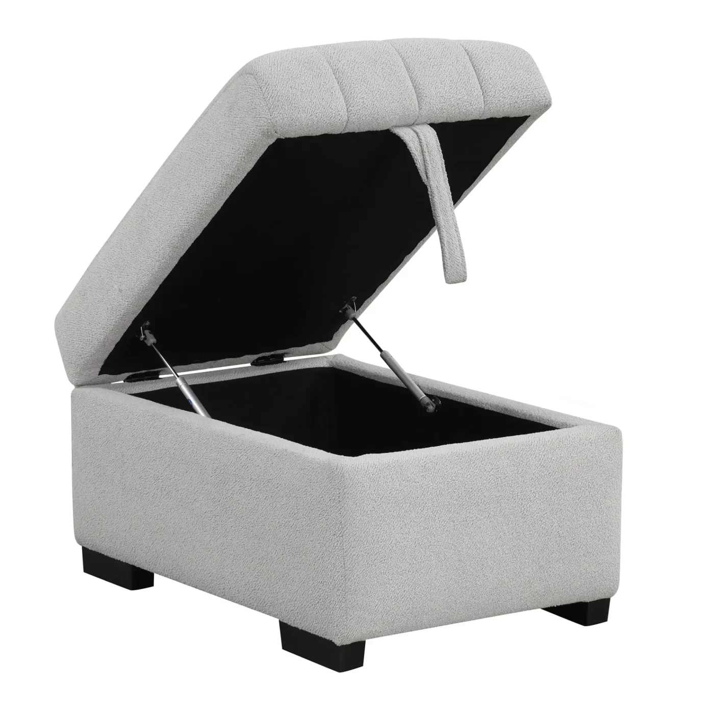 82.6" L-shaped Sectional Pull Out Sofa Bed Sleeper Sofa with Two USB Ports, Two Power Sockets and a Movable Storage Ottoman, Gray