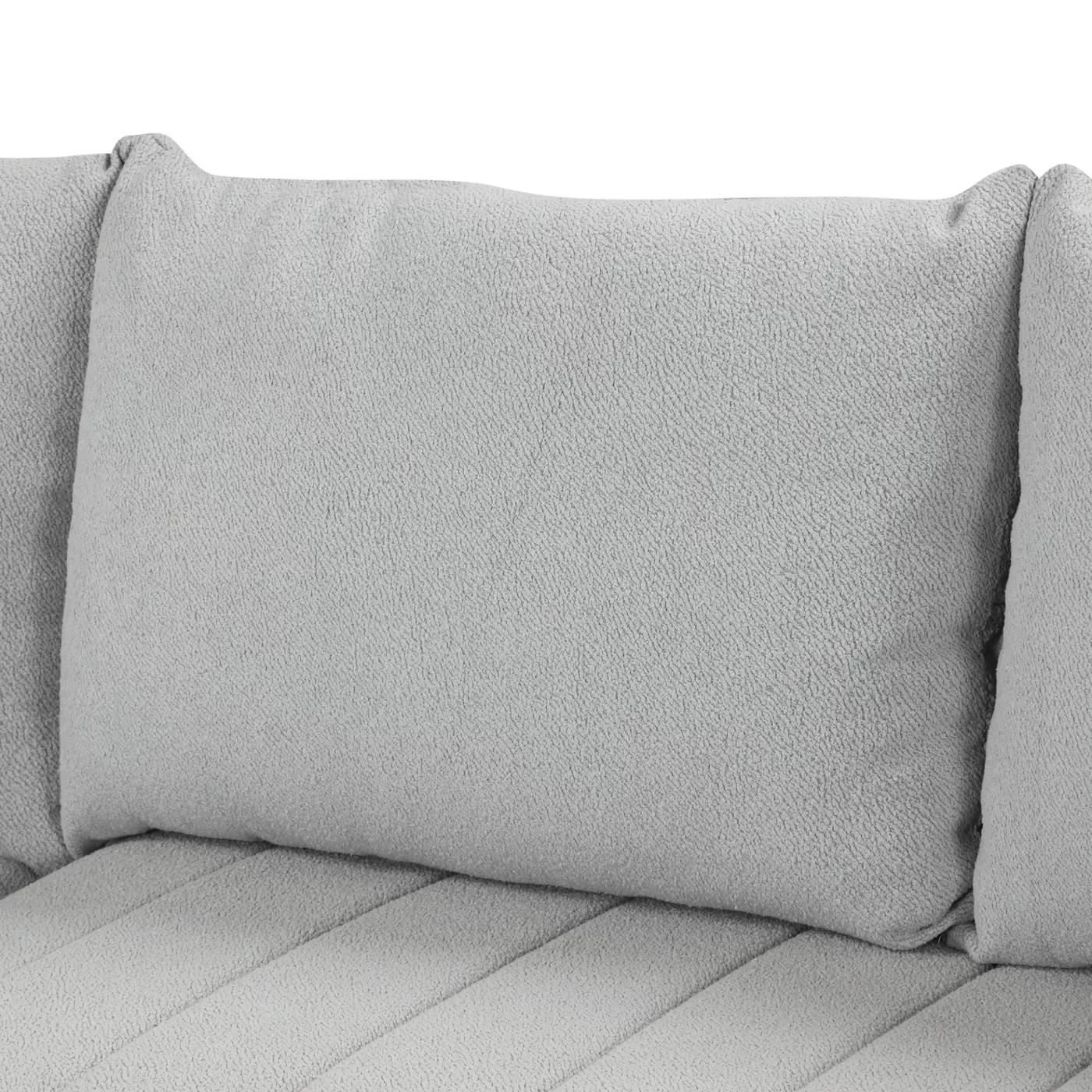 82.6" L-shaped Sectional Pull Out Sofa Bed Sleeper Sofa with Two USB Ports, Two Power Sockets and a Movable Storage Ottoman, Gray