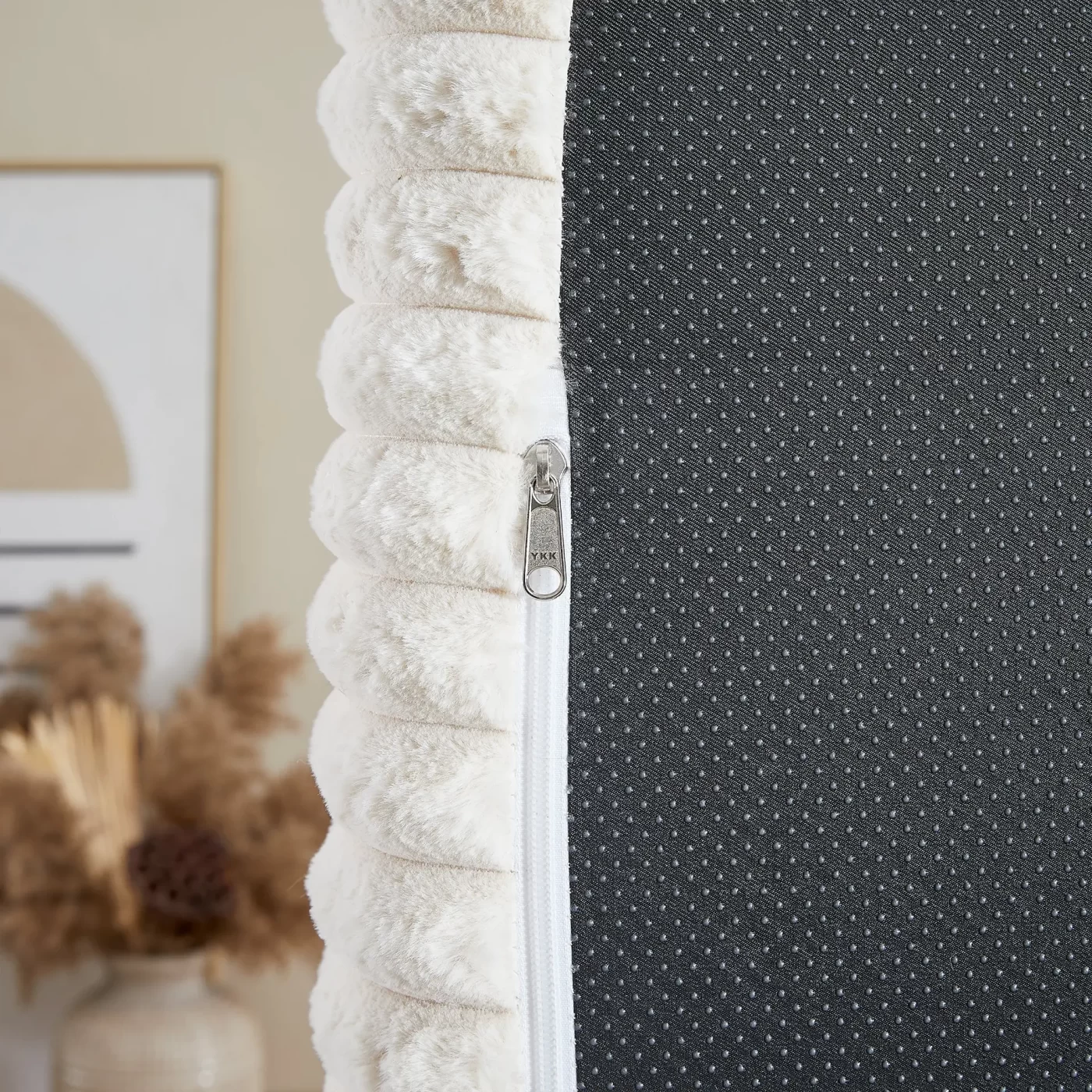 62.5-Inch Corduroy Sponge Sofa Lounge Chair,No Assembly Required,Fluffy Modern Sleeper Chair for Indoor Living Room Bedroom