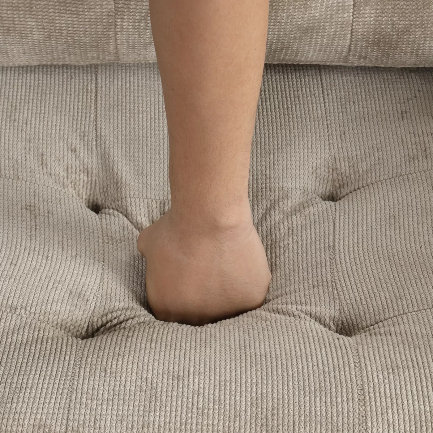 82.6" L-shape Sofa Bed Pull-out Sleeper Sofa with Wheels, USB Ports, Power Sockets for Living Room , Khaki