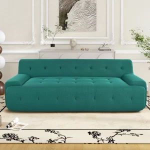 86.2'' Modern Minimalist Style Tufted Design Upholstered Sofa, 3-Seat Compression Sofa for Living Room, Bedroom, and Apartment