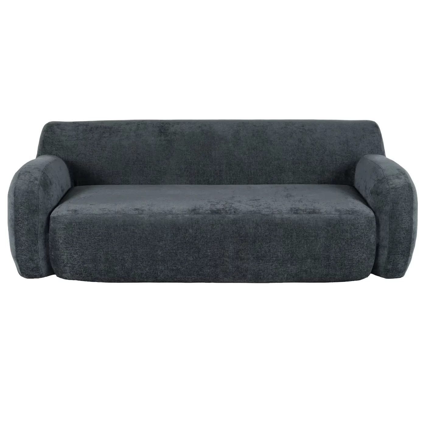 81.5" Minimalist Compression Sofa, Curved Design, 3-Seater Casual Sofa for Living Rooms, Bedrooms, and Apartments