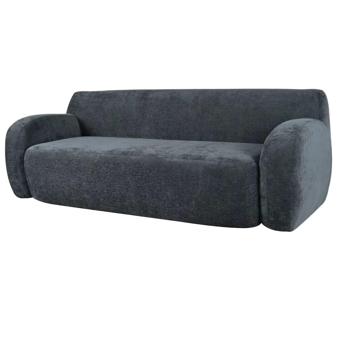 81.5" Minimalist Compression Sofa, Curved Design, 3-Seater Casual Sofa for Living Rooms, Bedrooms, and Apartments