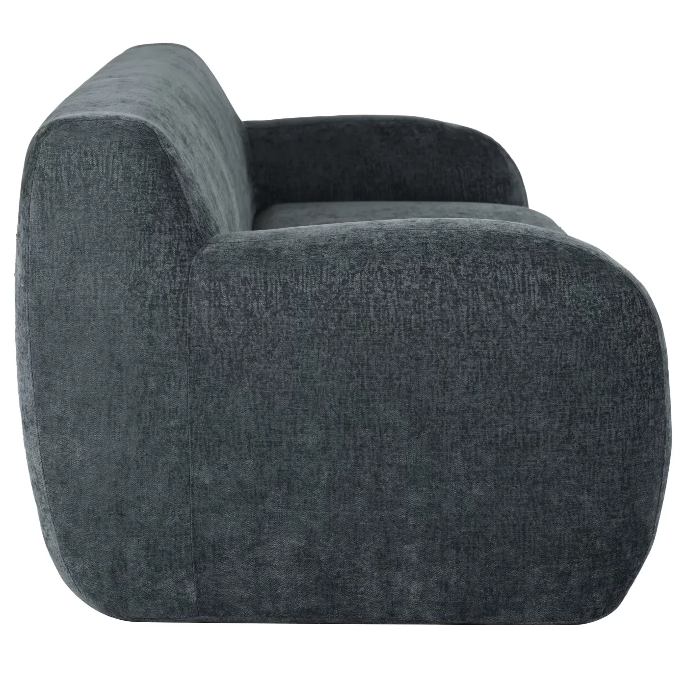 81.5" Minimalist Compression Sofa, Curved Design, 3-Seater Casual Sofa for Living Rooms, Bedrooms, and Apartments