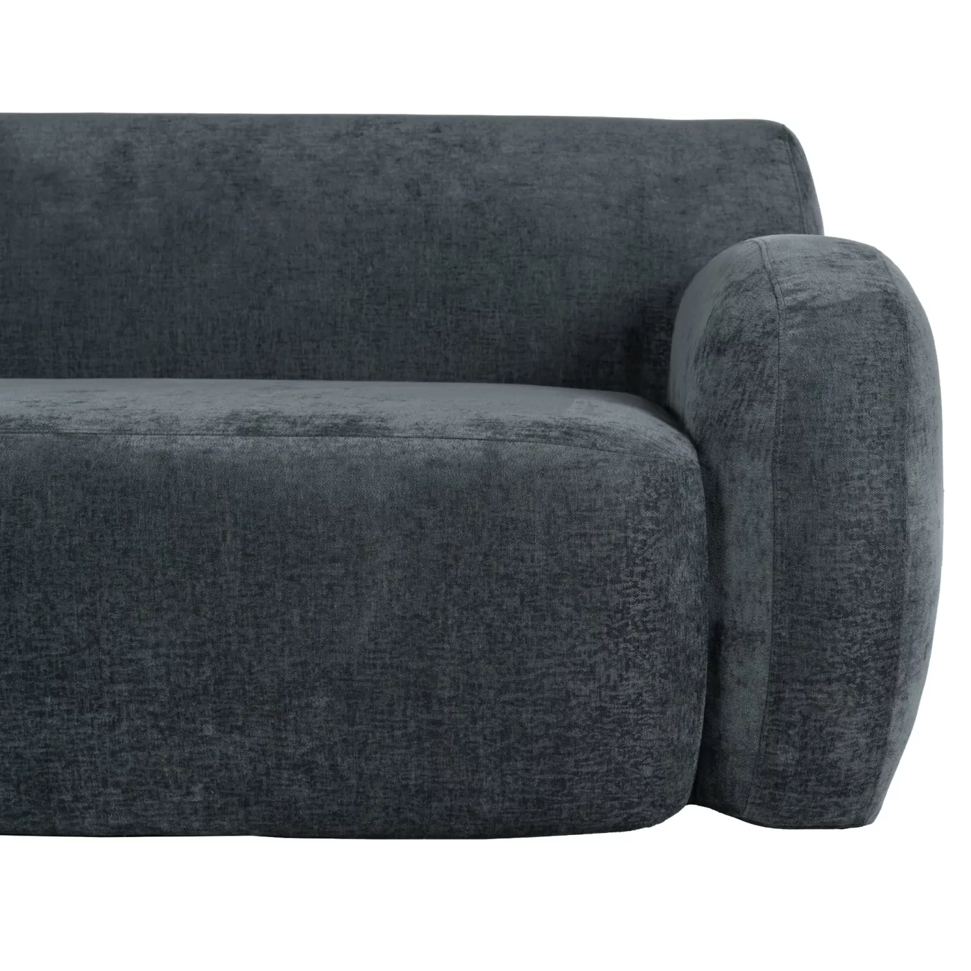 81.5" Minimalist Compression Sofa, Curved Design, 3-Seater Casual Sofa for Living Rooms, Bedrooms, and Apartments