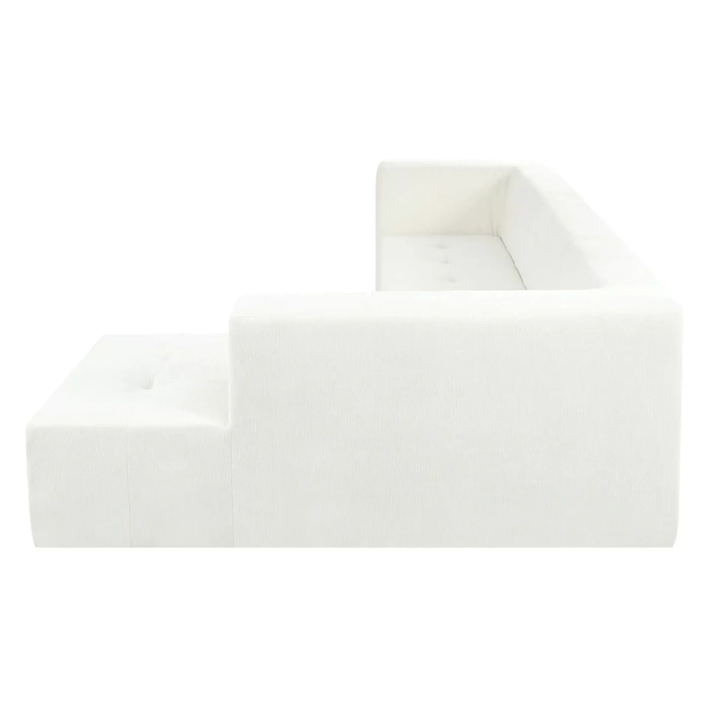 112.2*74" Modular Modular Combination Living Room Sofa Set, Modern Minimalist Sofa, Living Room Upholstered Sofa Bed, Bedroom, 2pcs Computer Free Combination, L-Shaped,Beige