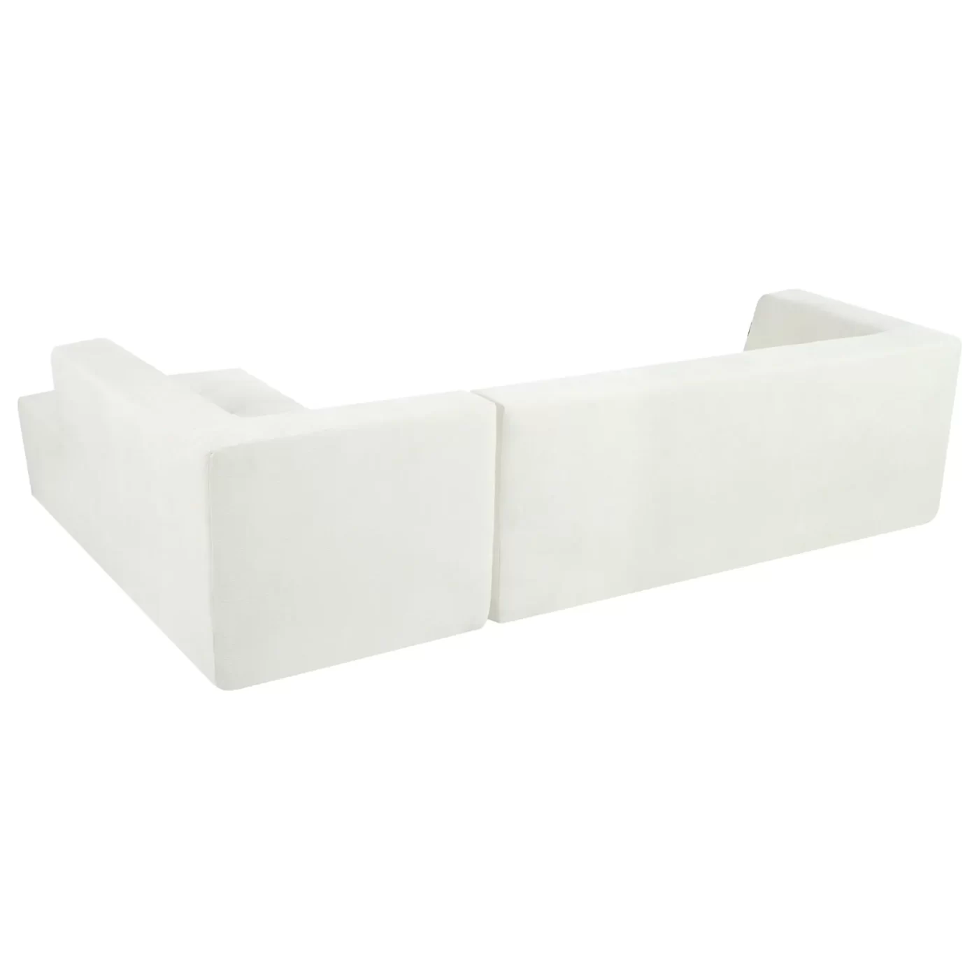 112.2*74" Modular Modular Combination Living Room Sofa Set, Modern Minimalist Sofa, Living Room Upholstered Sofa Bed, Bedroom, 2pcs Computer Free Combination, L-Shaped,Beige