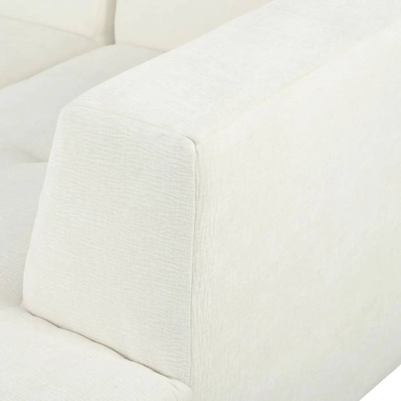 112.2*74" Modular Modular Combination Living Room Sofa Set, Modern Minimalist Sofa, Living Room Upholstered Sofa Bed, Bedroom, 2pcs Computer Free Combination, L-Shaped,Beige