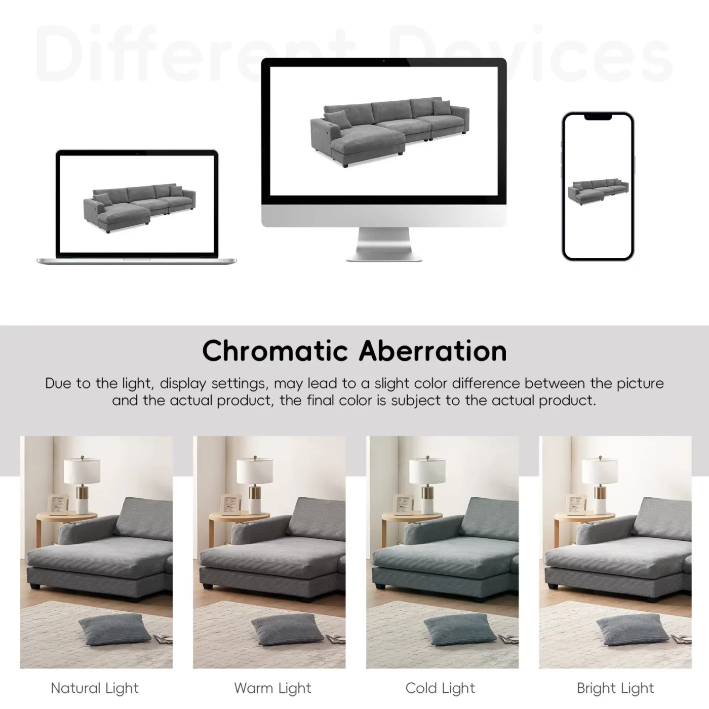 134*54" Oversized Corduroy Sectional Sofa,L Shaped Cloud Couch with USB Charging Port,Cup Holder,Deep and Wide Seat Sofa with 50" Chaise,Comfy Indoor Furniture for Living Room,3 Colors