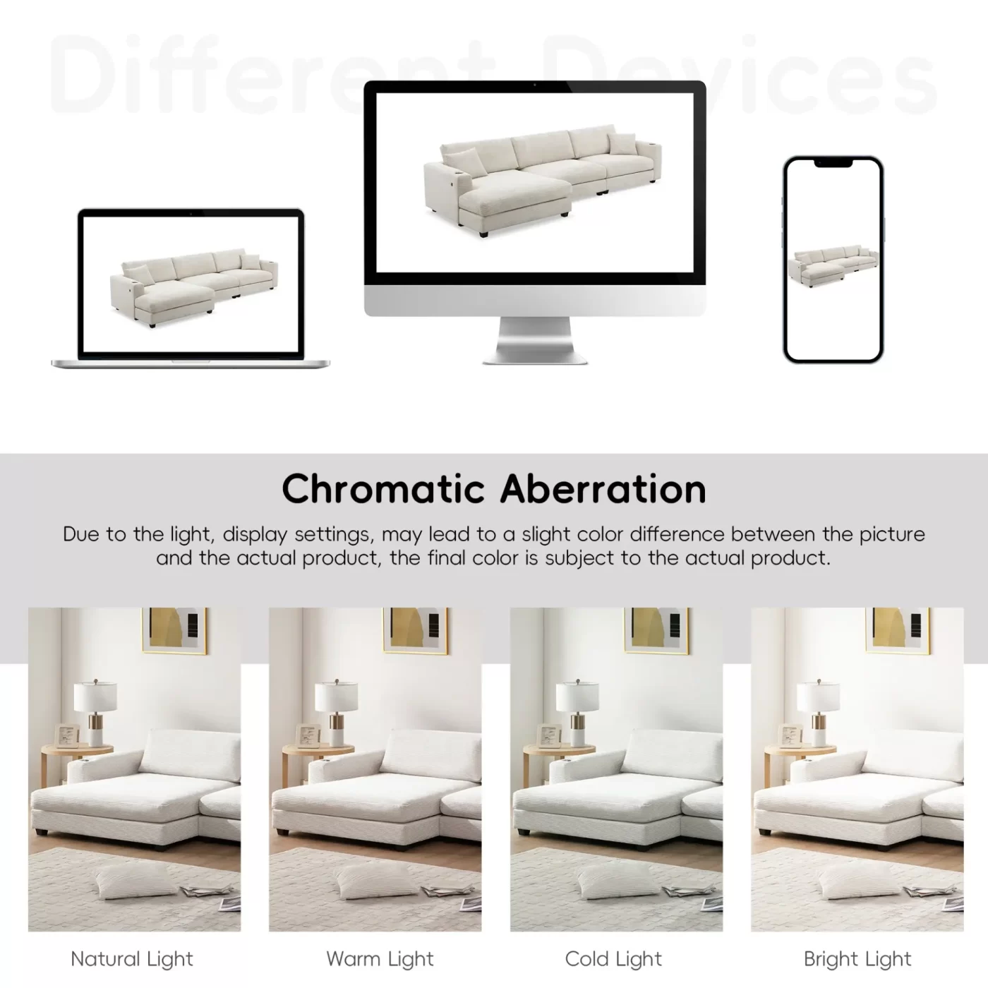 134*54" Oversized Corduroy Sectional Sofa,L Shaped Cloud Couch with USB Charging Port,Cup Holder,Deep and Wide Seat Sofa with 50" Chaise,Comfy Indoor Furniture for Living Room,3 Colors