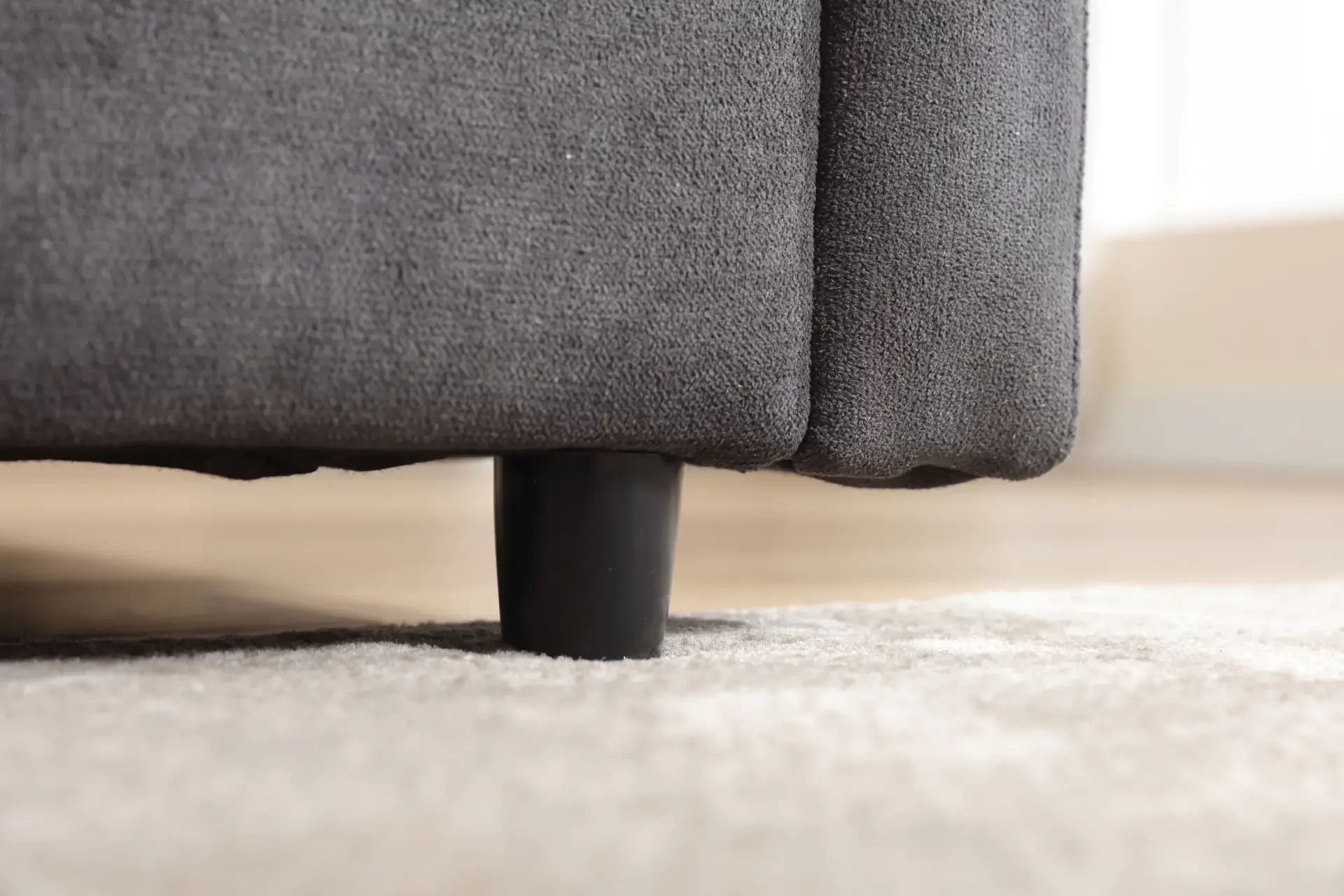 Modern U-shaped Sectional Sofa ,5-seat Sofa ,Sleeper Sofa Couch with Chaise Lounge for Living Room,Apartment,Upholstered,Polyester,New upgrade,Dark Gray