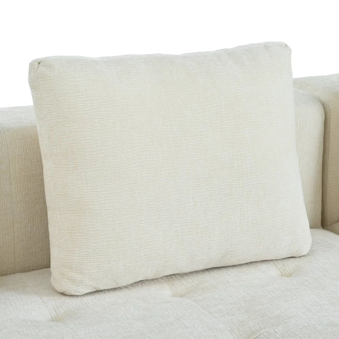 Modern Large Removable Modular Sofa, 3-Piece Set with Free Combination, Includes 4 Cushions, Ideal for Living Room, Bedroom, Apartment