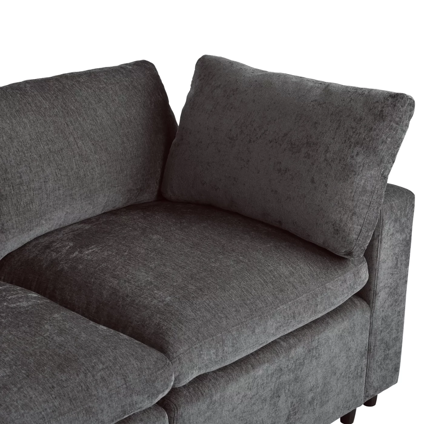 Upholstered Modular Sofa with with Storage Space, USB Charge Ports,Wireless Charging and Built-in Bluetooth Speaker in Arm,Sectional sofa for Living Room Apartment.[old sku:WY000317AAE]