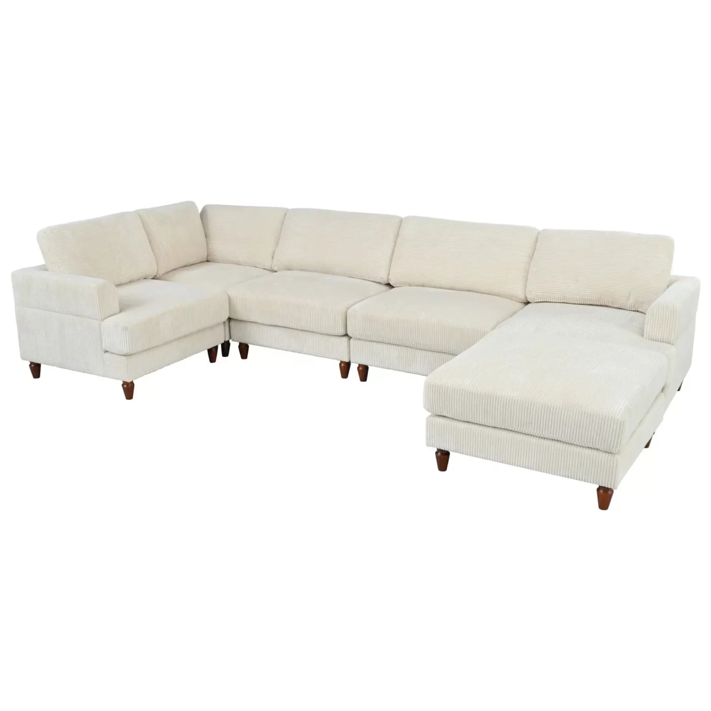 Modular Sectional Sofa with Ottoman L Shaped Corner Sectional for Living Room, Office, Spacious Space(old sku: WY000373AAA)