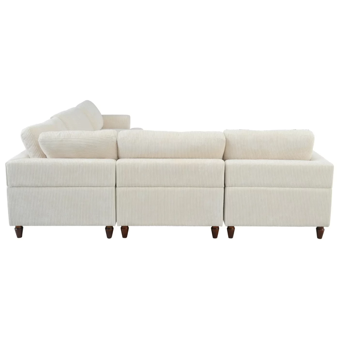 Modular Sectional Sofa with Ottoman L Shaped Corner Sectional for Living Room, Office, Spacious Space(old sku: WY000373AAA)