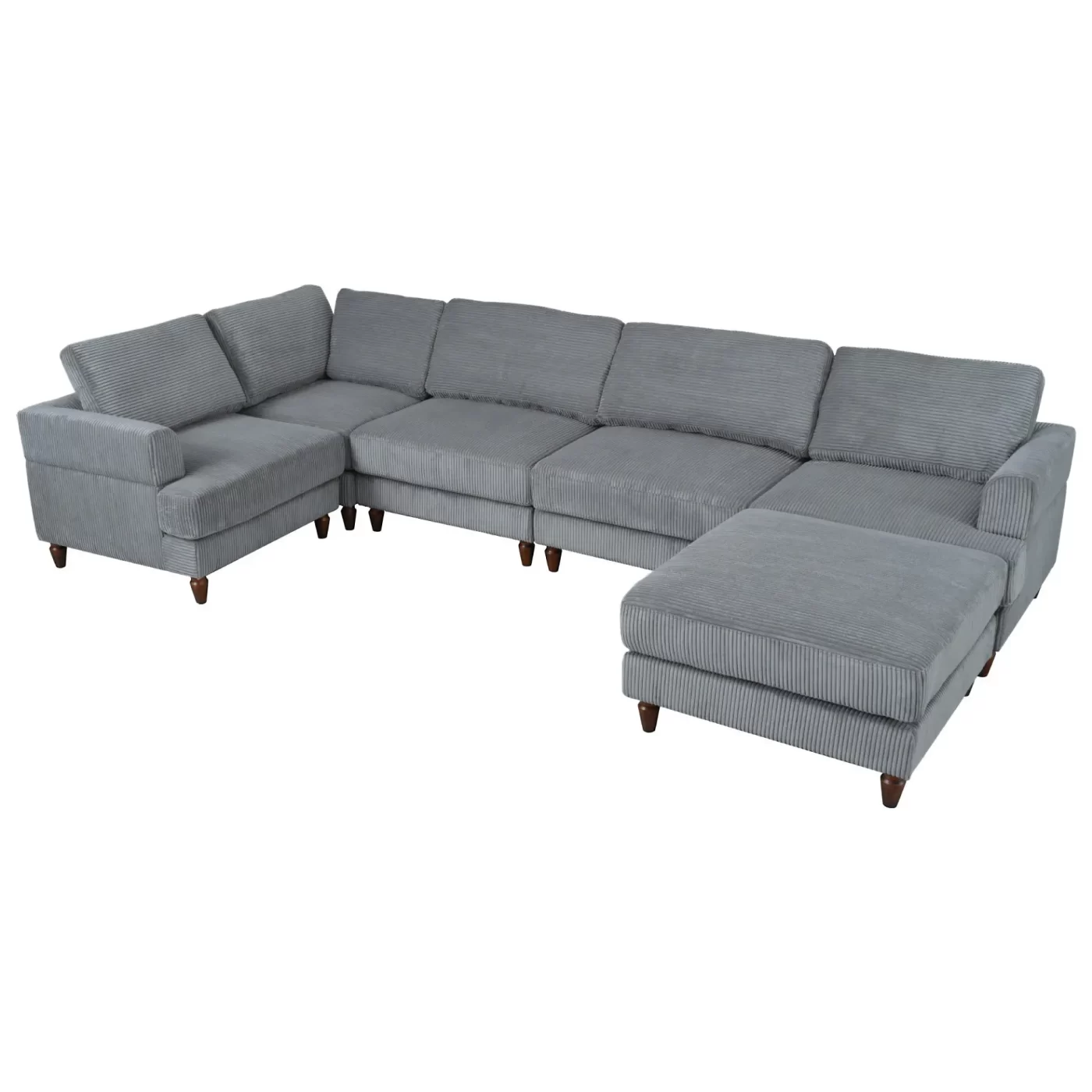 Modular Sectional Sofa with Ottoman L Shaped Corner Sectional for Living Room, Office, Spacious Space(old sku: WY000373AAE)