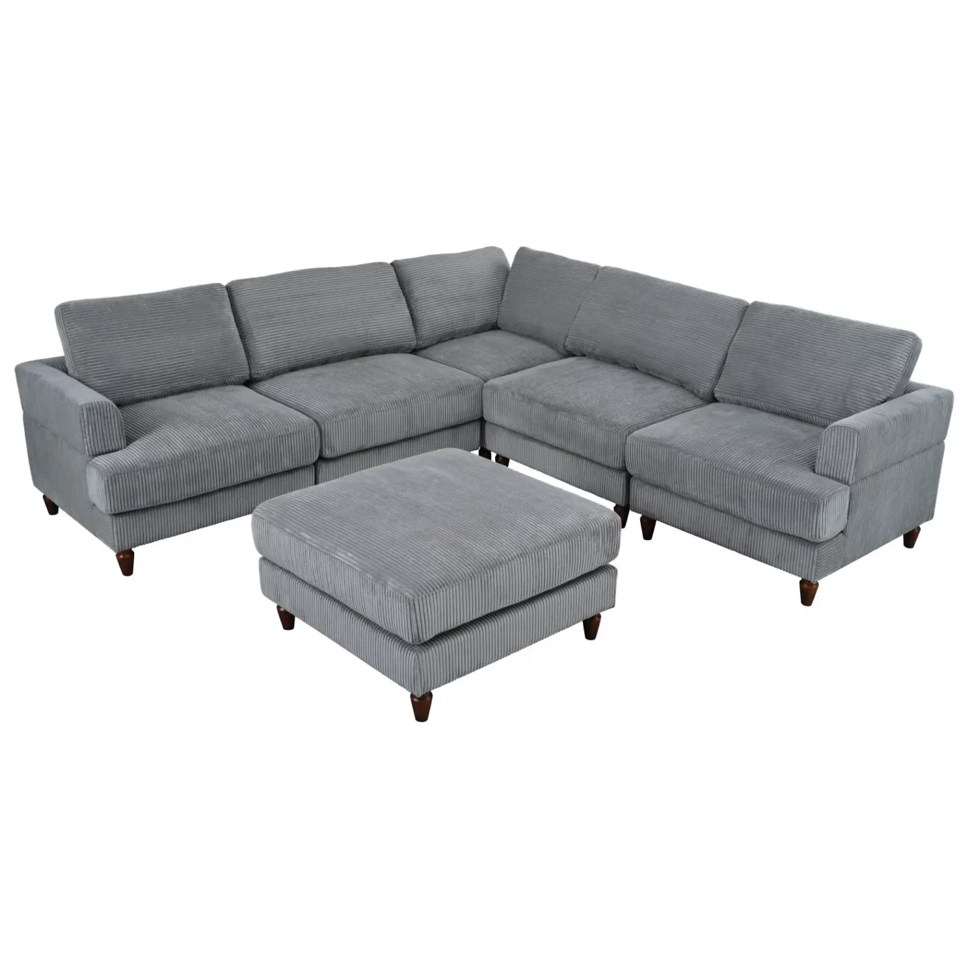 Modular Sectional Sofa with Ottoman L Shaped Corner Sectional for Living Room, Office, Spacious Space(old sku: WY000373AAE)