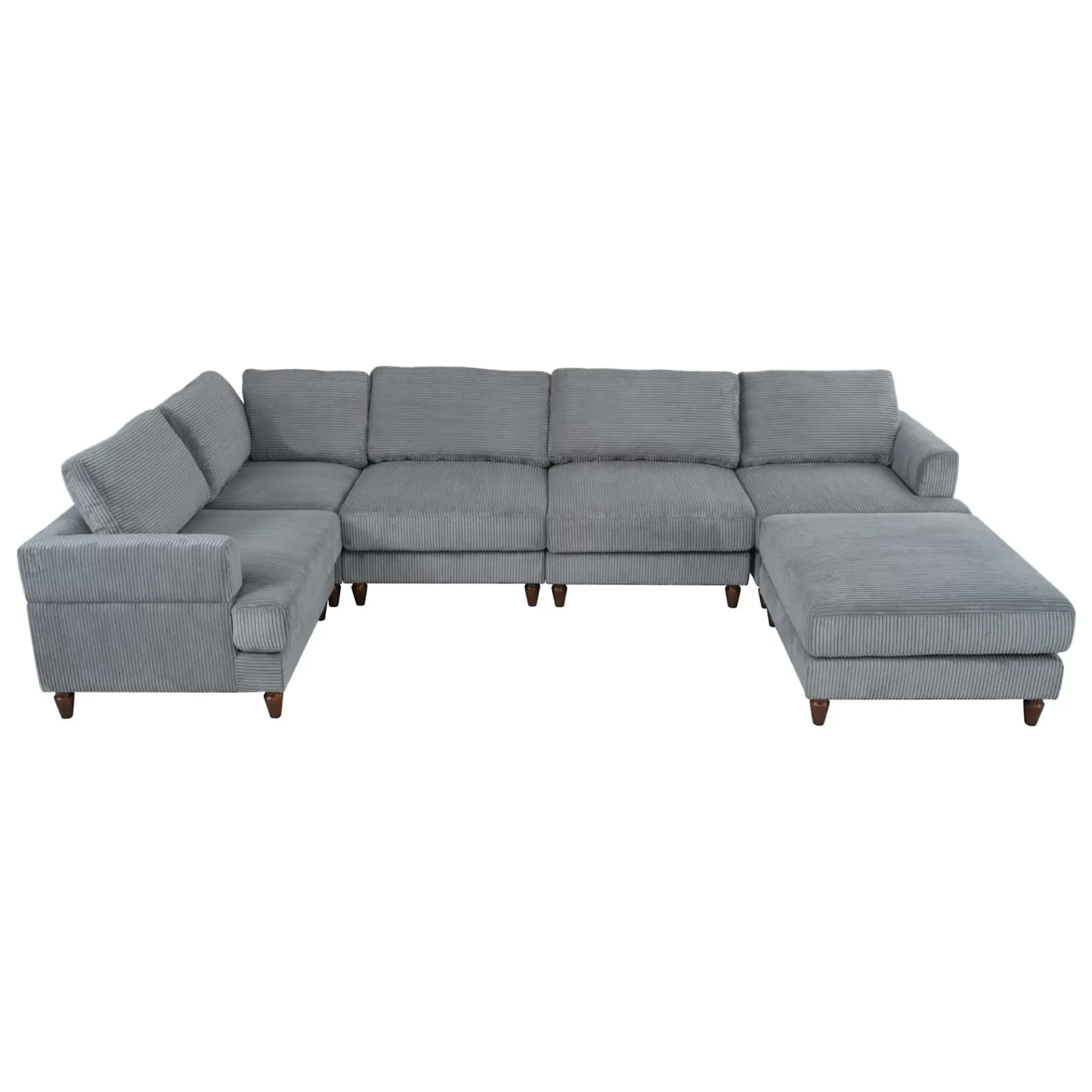 Modular Sectional Sofa with Ottoman L Shaped Corner Sectional for Living Room, Office, Spacious Space(old sku: WY000373AAE)