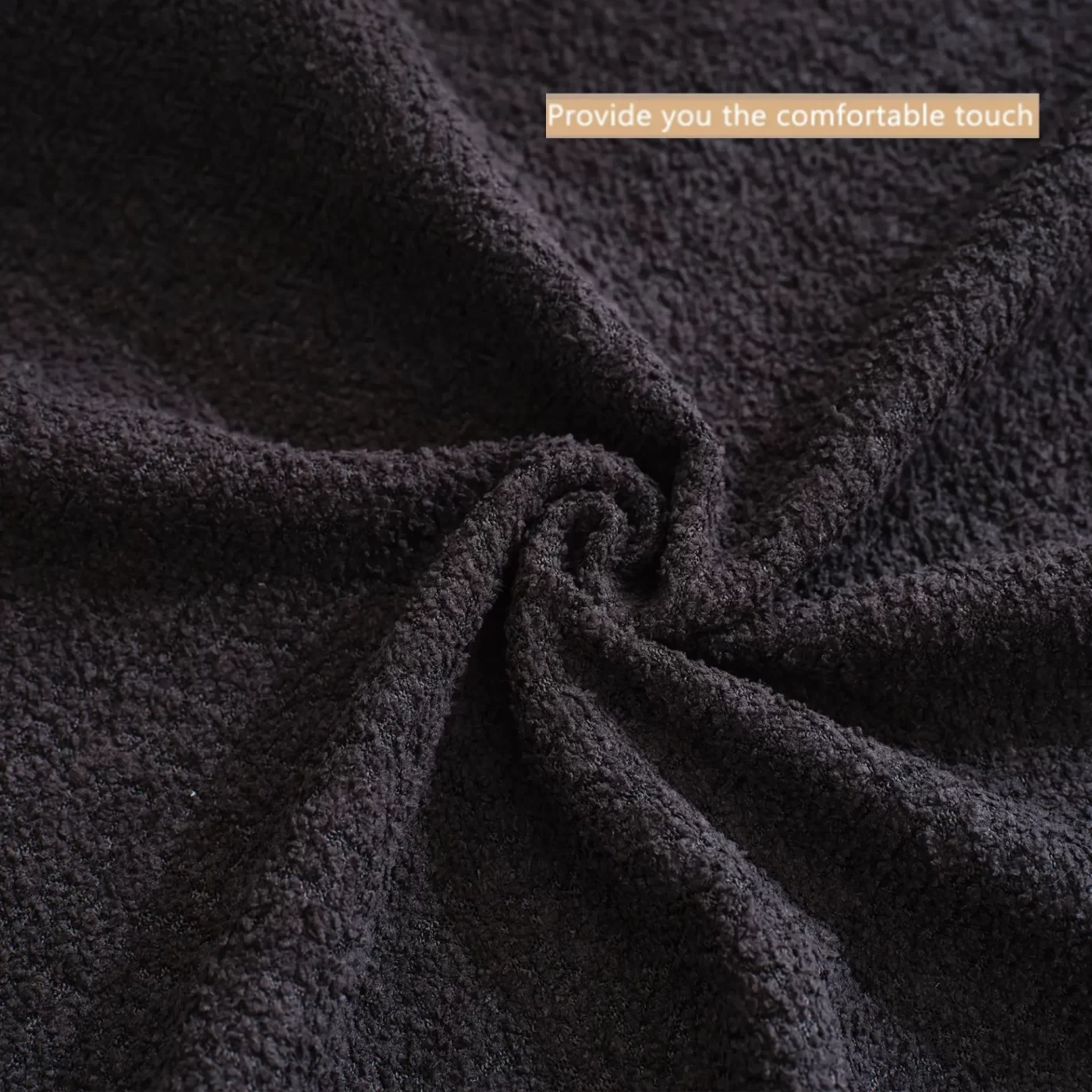 Modern Minimalist 140" L-Shape Couch ,No Assembly Required,Boucle,Modular Sofa ,Couch with Chaise,Free Combination Foam-Filled Sofa, 4 Seats,Black