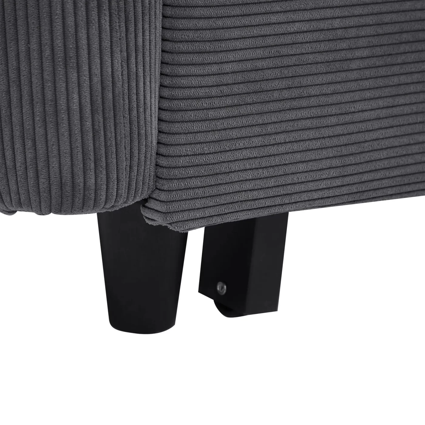 57.48' Pull-out Sofa Bed Convertible Couch 2 Seat Loveseat Sofa Modern Sleeper Sofa with Two Throw Pillows and USB Ports for Living Room, Dark Grey(Old Sku:WF317760AAR)