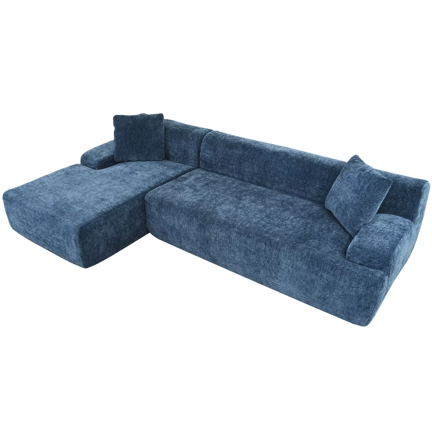 Modern Large L-Shape Modular Sectional Sofa for Living Room, Bedroom, Salon, 2 Piece Free Combination, Simplified Style(old sku:WY000356AAC)