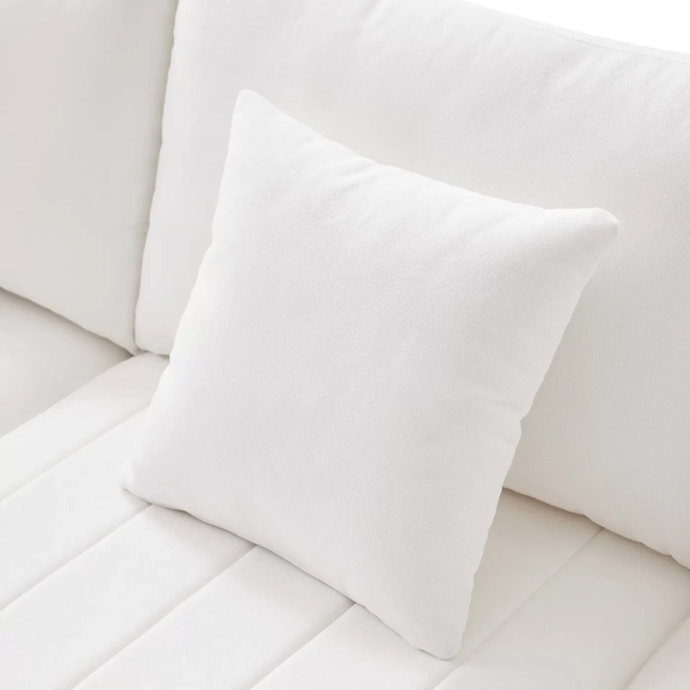 89*79' Modern Modular Sectional Sofa with Deep Seat,Vertical Stripes,5 Seat Corner Couch with Movable Ottoman,Throw Pillows,L-Shaped Comfy Cloud Indoor Furniture for Living Room,Apartment,3 Colors