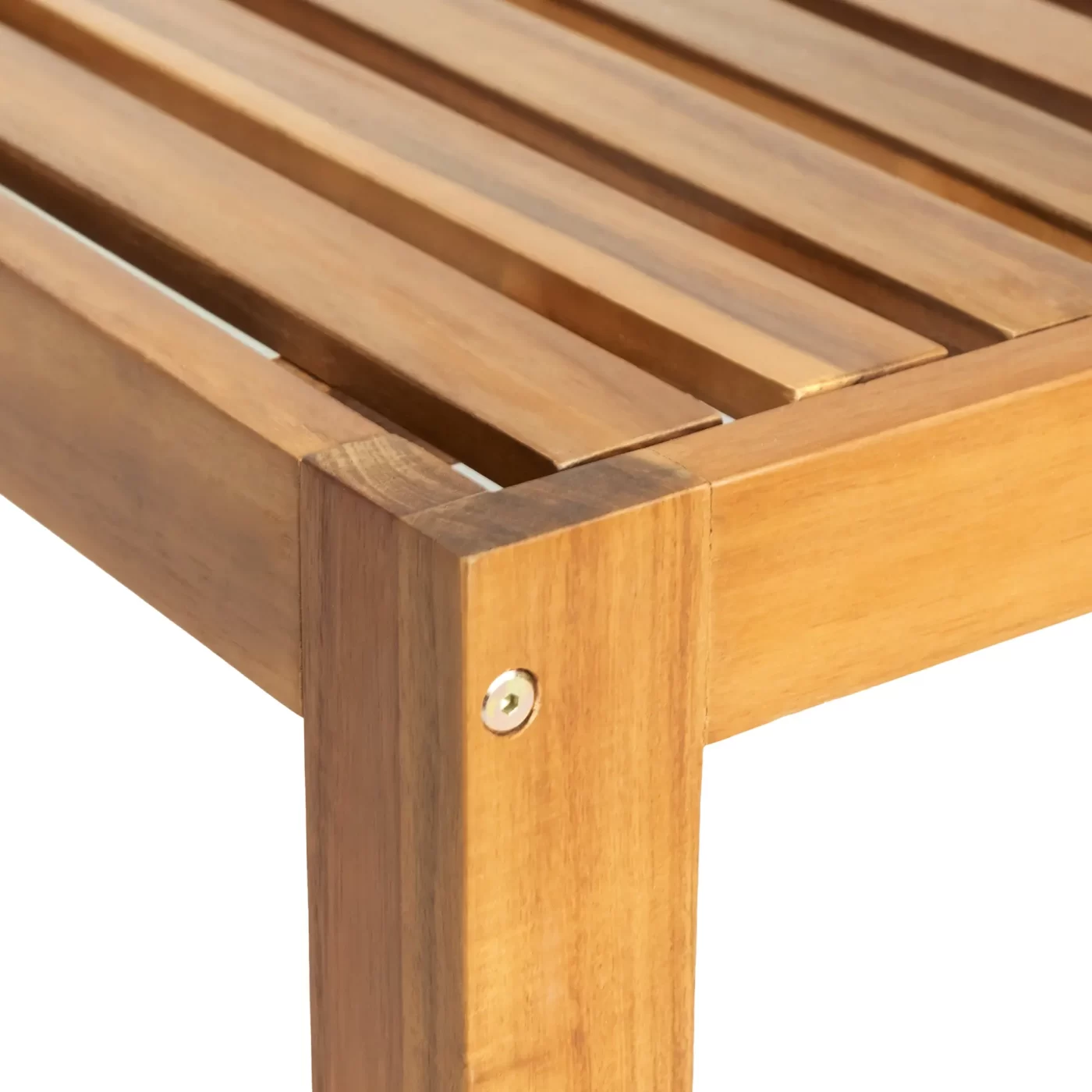 Outdoor Backyard Patio Wood 5-Piece Sectional Sofa Seating Group Set with Cushions, Natural Finish+ Gray Cushions