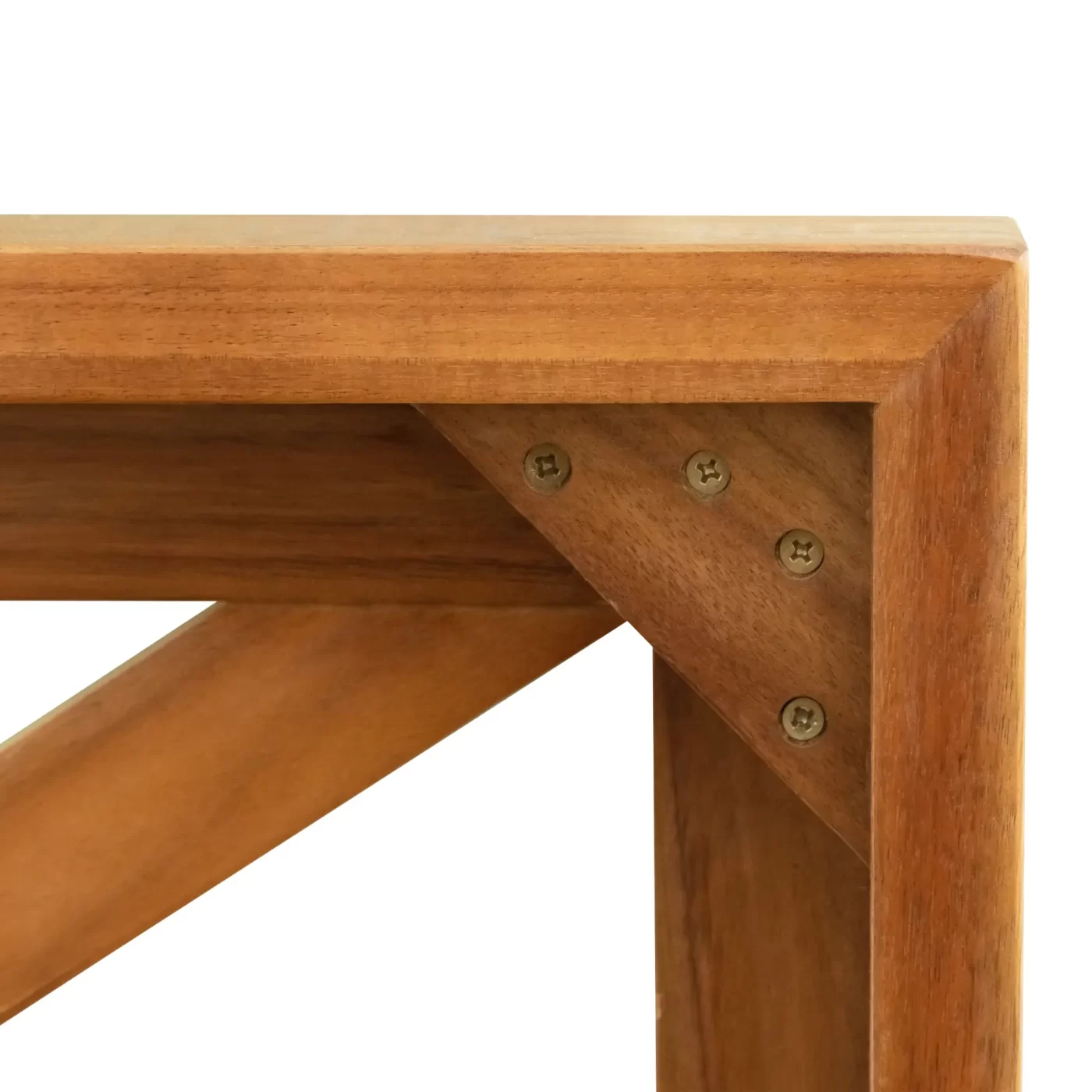 Outdoor Backyard Patio Wood 5-Piece Sectional Sofa Seating Group Set with Cushions, Natural Finish+ Gray Cushions