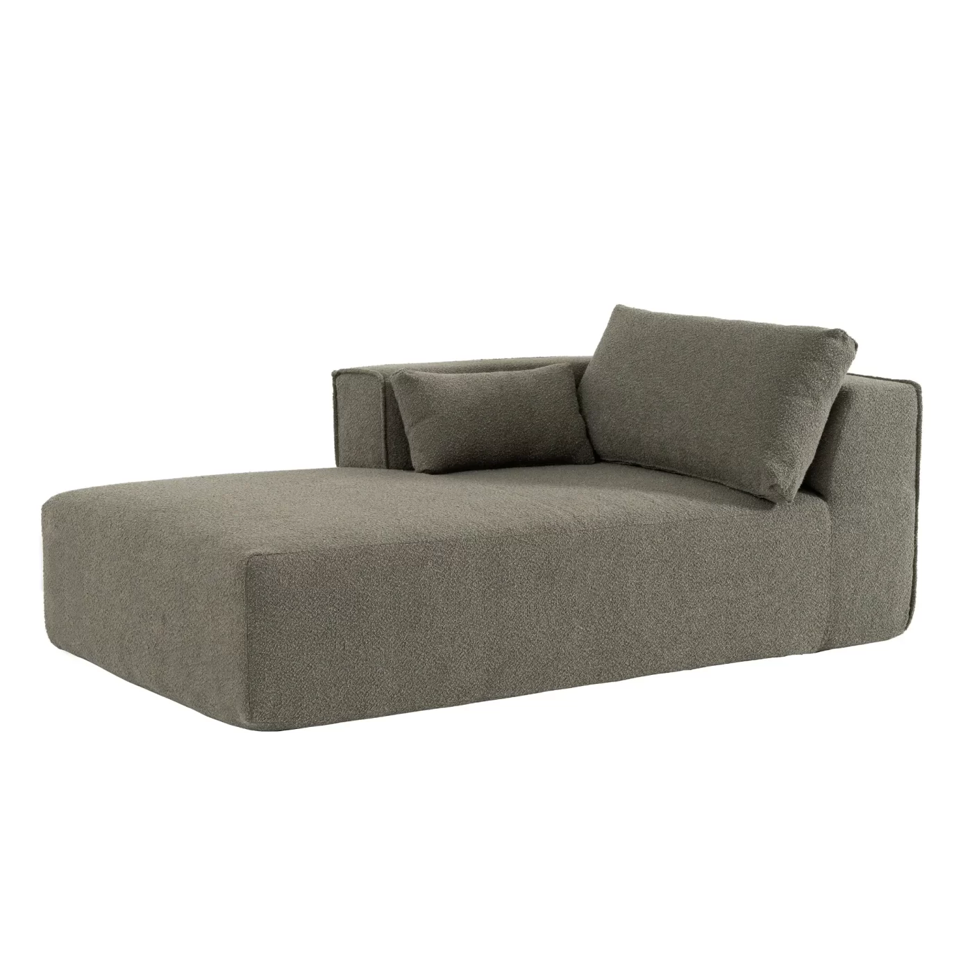 112'Modular Sectional Sofa with Free Side Table,Wide Seat,Fully Compressed,Wrinkle-resistant Boucle Fabric Couch with Chaise,Free Combination,L-Shaped Sofa for Living Room,No Assembly Required,3 Color