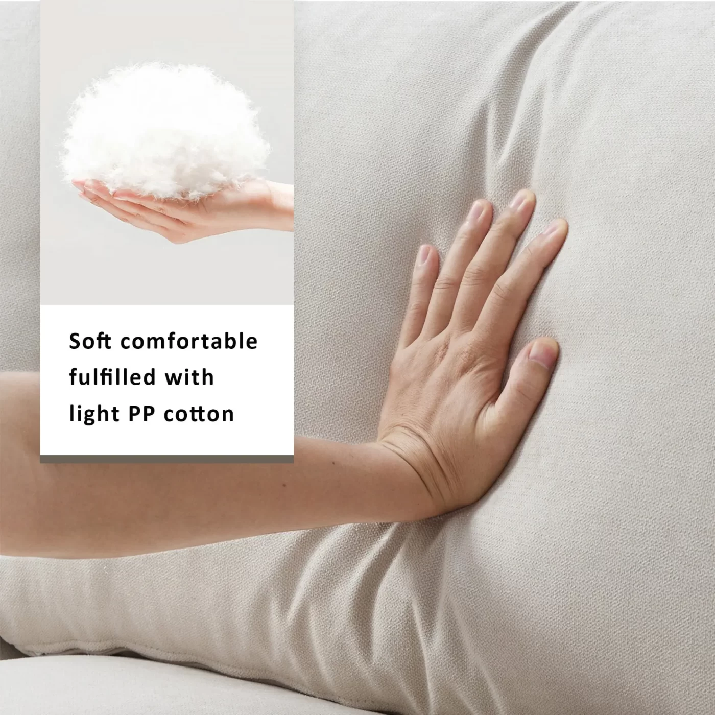 101*66' Modern Sectional Sofa with Throw Pillows,Cloud L-shaped Couch Set with Wide Seat,4 seat Polyester Comfy Fabric Couch Set with Movable Ottoman for Living Room, Apartment, Office,4 Colors