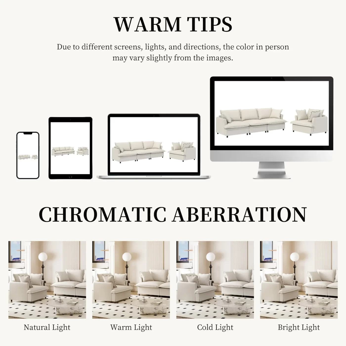 2 Piece Living Room Sofa Set with Throw Pillows,Chenille Sectional Couch Sets,Upholstered 3 Seater Sofa & Armchair,4 Seat Indoor Furniture for Bedroom,Apartment,Office,2 Colors