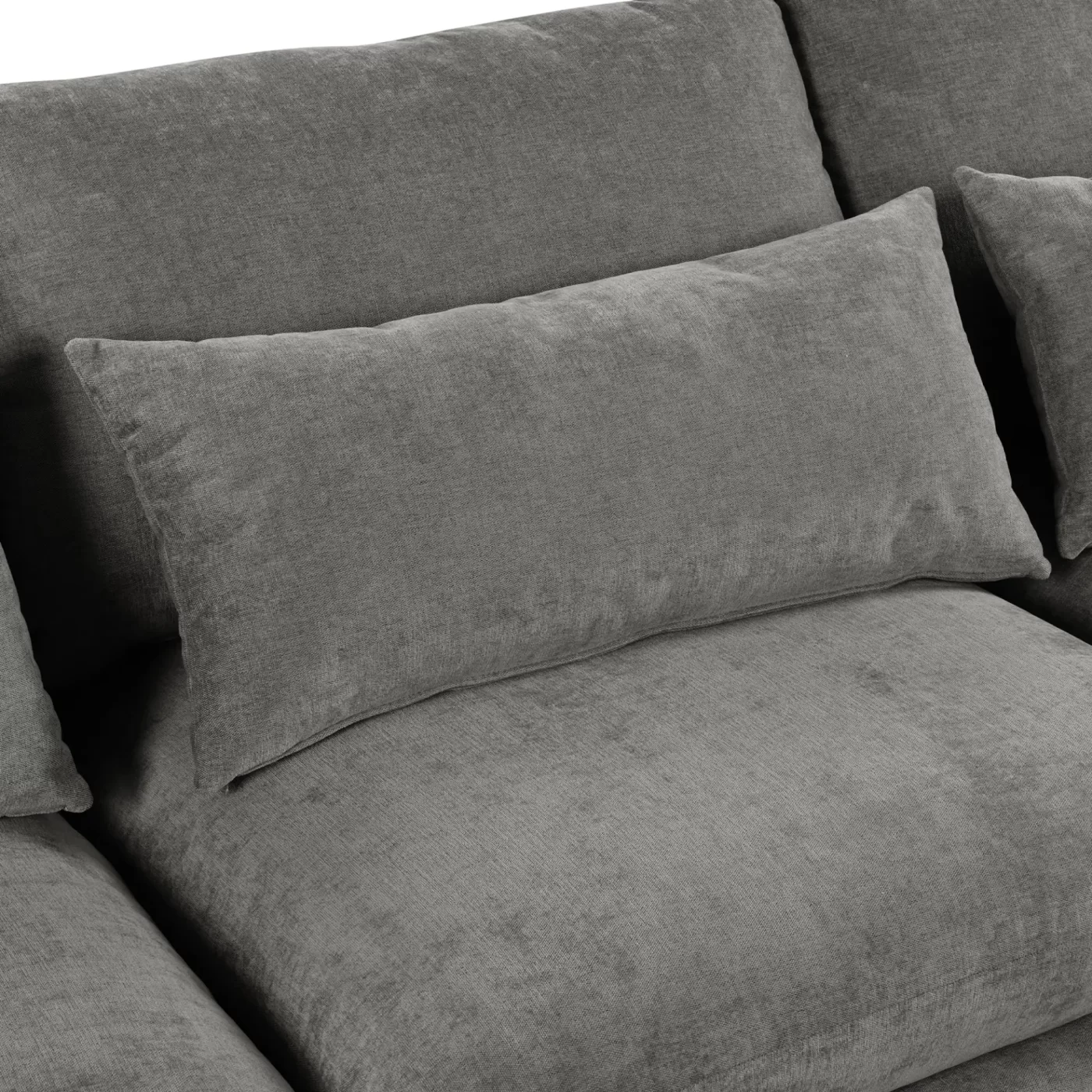 U-shaped Freely Transformable Modular Corner Sofa with Two Ottomans, Suitable for Living Rooms, Studies, Home Theaters, and More.