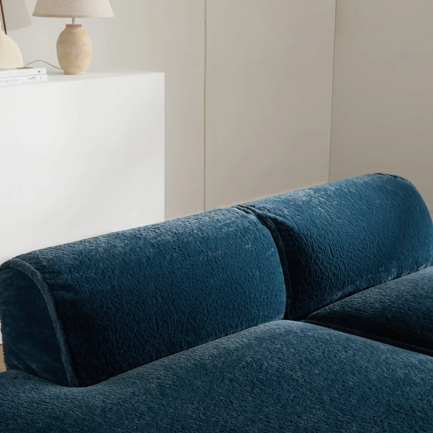 90.0'Oversized Modular Sectional Sofa,Fully Compressed,Spacious Foam-Filled Sofa Bed for Living Room,elderly - friendly design,2 PC Free Combination,No Assembly Required,3 Colors