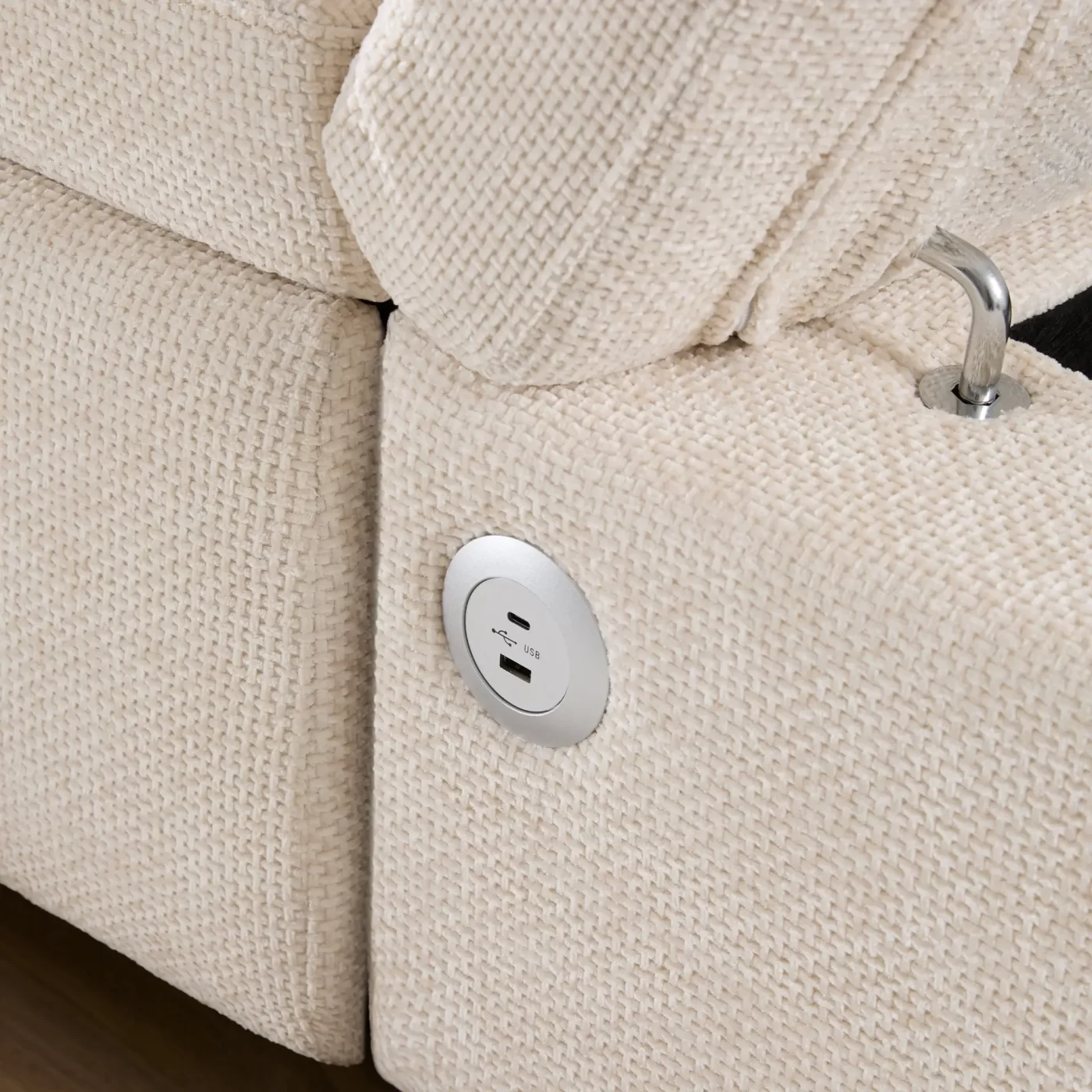 107'' Modular Sectional Pull-out Sofa, L shape with Wide Seats, Free Movement Storage Ottoman, Free Combination, Oversize Chenille Sofa for Living Room & Apartment, 2 colors