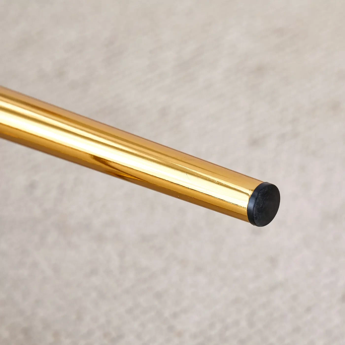 Stylish Upholstered Bar Chairs with Metal Legs in White and Gold for Dining Room, Kitchen, and Terrace